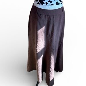 Cato Women’s Chocolate Brown Midi / Long Skirt Size 8